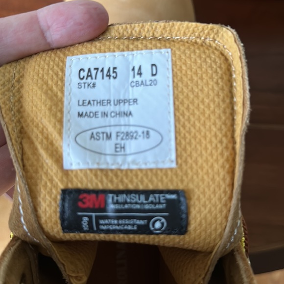 Carolina 8” Insulated Work Boot Size 14 NIB - Picture 9 of 12